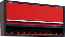 Skrinka nad pracovn� st�l 1100, 2/3 dverami, RAL 7016/3000/7001