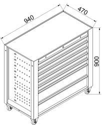 Voz�k na n�radie s predn�mi madlami