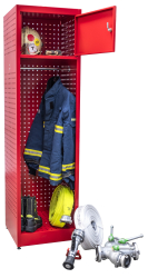 Kovov� �atn�kov� skrinka pre hasi�ov, RAL 3000