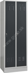 Kovov� �atn�kov� skri�a 2-dverov�, 4-policov�, na sokli, RAL 7035/7016, CYL