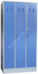 Kovov� �atn�kov� skri�a 3-dverov�, na sokli, RAL 7035/5015, CYL