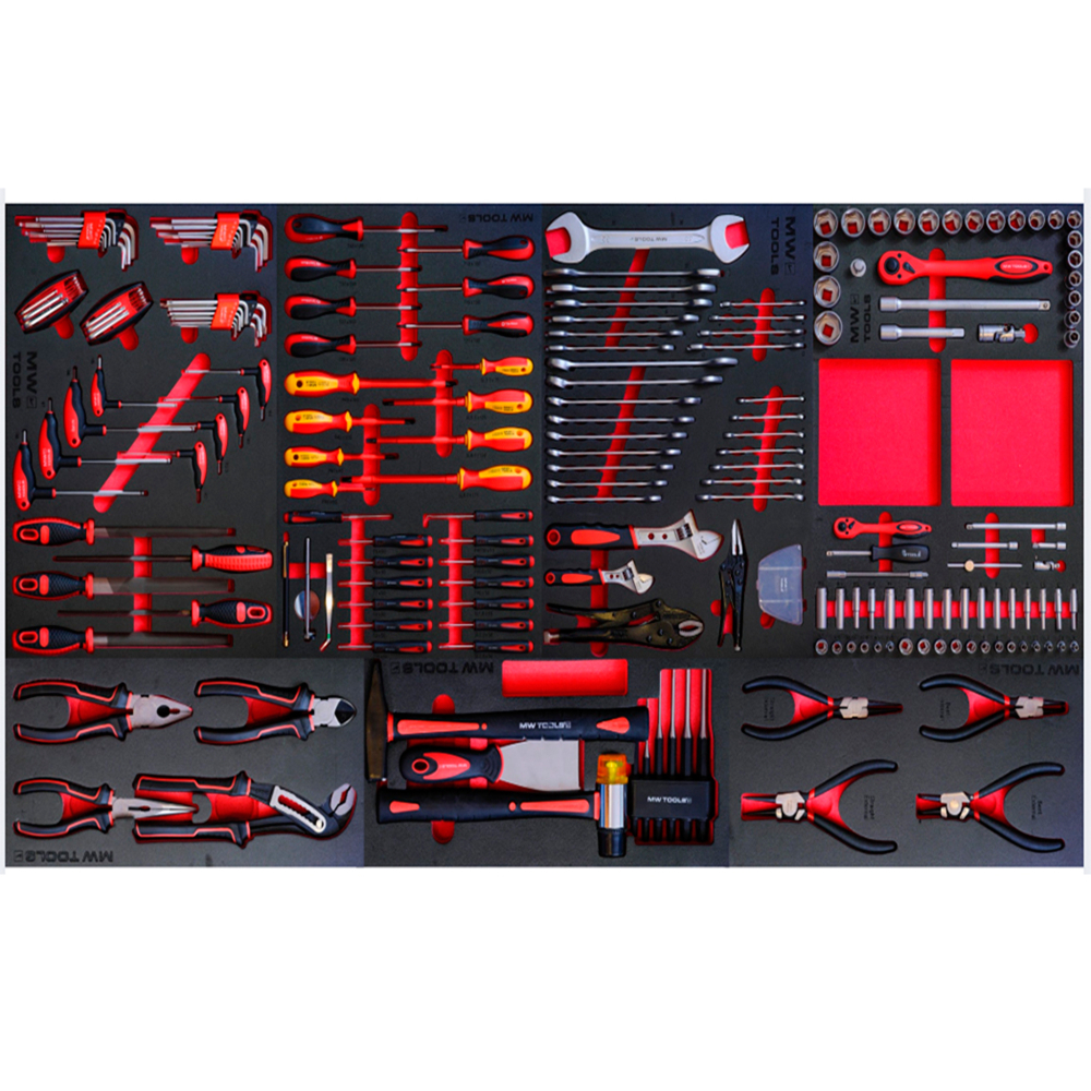 211-dielna PROFI sada n�radia MW TOOLS � dielensk� n�radie do voz�ka / servisn� sada