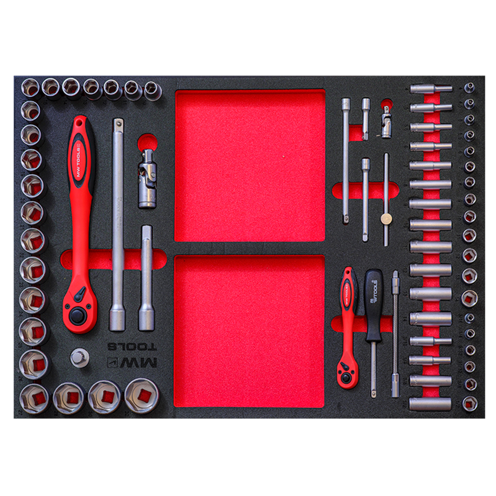 211-dielna PROFI sada n�radia MW TOOLS � dielensk� n�radie do voz�ka / servisn� sada 03