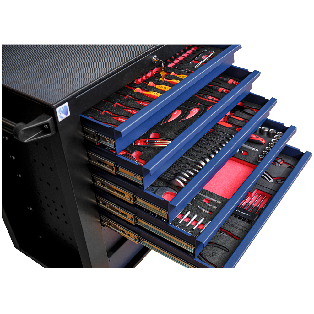 211-dielna PROFI sada n�radia MW TOOLS � dielensk� n�radie do voz�ka / servisn� sada 10