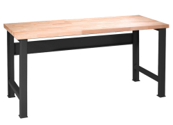 Kovov� dielensk� pracovn� st�l VARIANT 2000, pevn� nohy, RAL 7016