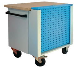 Vys�vac� panel pre pojazdn� pracovn� st�l ROTINO, RAL 7016/3000