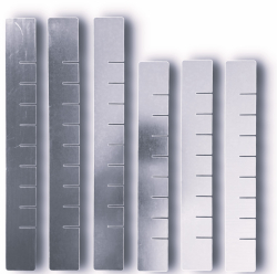 Deliace prie�ky do stolov�ch z�suviek, Pozinkovan�