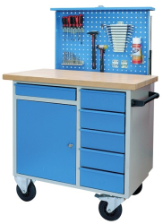 Vys�vac� panel pre pojazdn� pracovn� st�l ROTINO, RAL 7035/5015