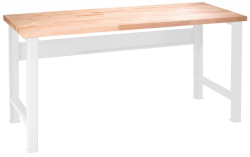Kovov� dielensk� pracovn� st�l VARIANT 1500, pevn� nohy, RAL 7035