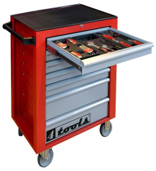 Dielensk� pojazdn� voz�k na n�radie 4tools 3motion, RAL 3000/7001