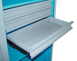 Z�suvka do kovovej dielenskej skrine UNIVERSAL 580, RAL 7001