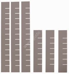 Deliace prie�ky do z�suviek kovov�ho voz�ka GW07, RAL 7001