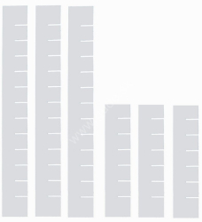 Deliace prie�ky do z�suviek EURO skrinky, RAL 7035