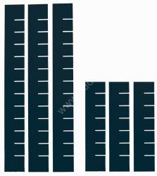 Deliace prie�ky do z�suviek EURO skrinky, RAL 7016