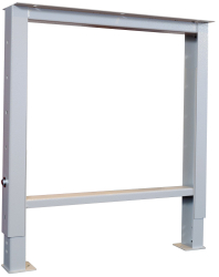 Kovov� noha na dielensk� pracovn� st�l, nastavite�n�, RAL 7035