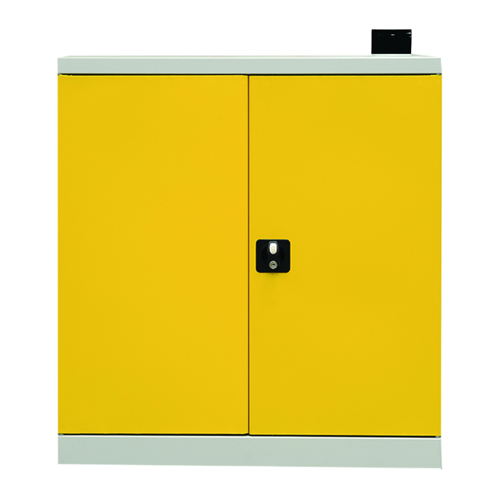 Kovov� chemick� skri�a 380  mal� s kom�nom,uzamykate�n�, RAL 7035/1021