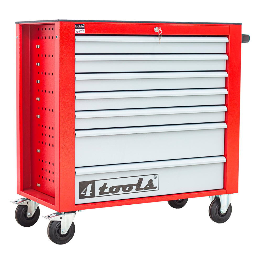 Dielensk� pojazdn� voz�k na n�radie 4tools 4motion, RAL 3000/7001-002