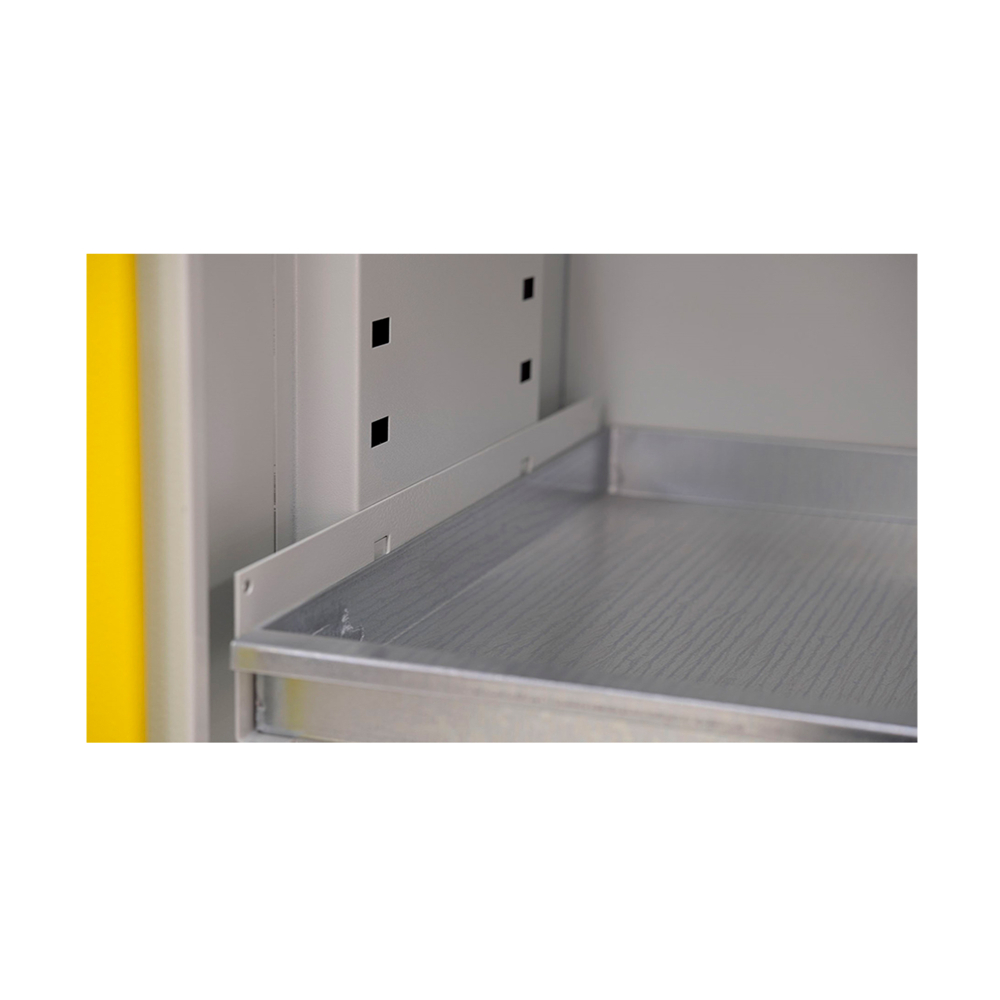 Pozinkovan� vani�ka do kovovej chemickej skrine, h�bka 580, n�zka 01