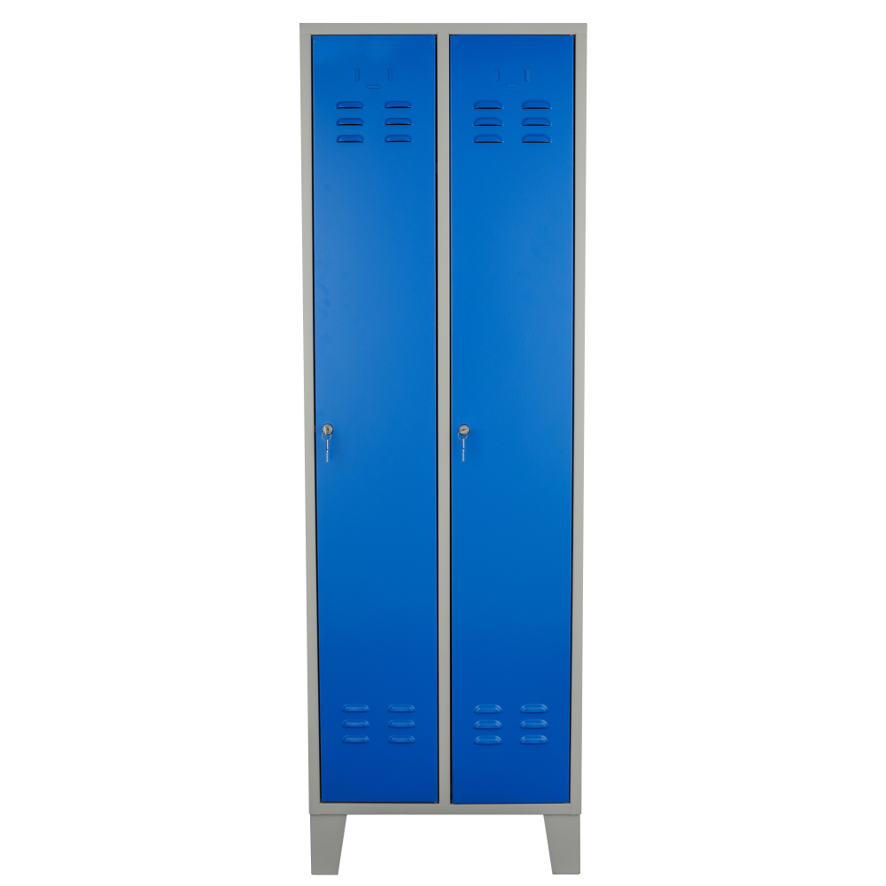 Kovov� �atn�kov� skri�a 2-dverov�, na noh�ch, RAL 7035/5015, CYL
