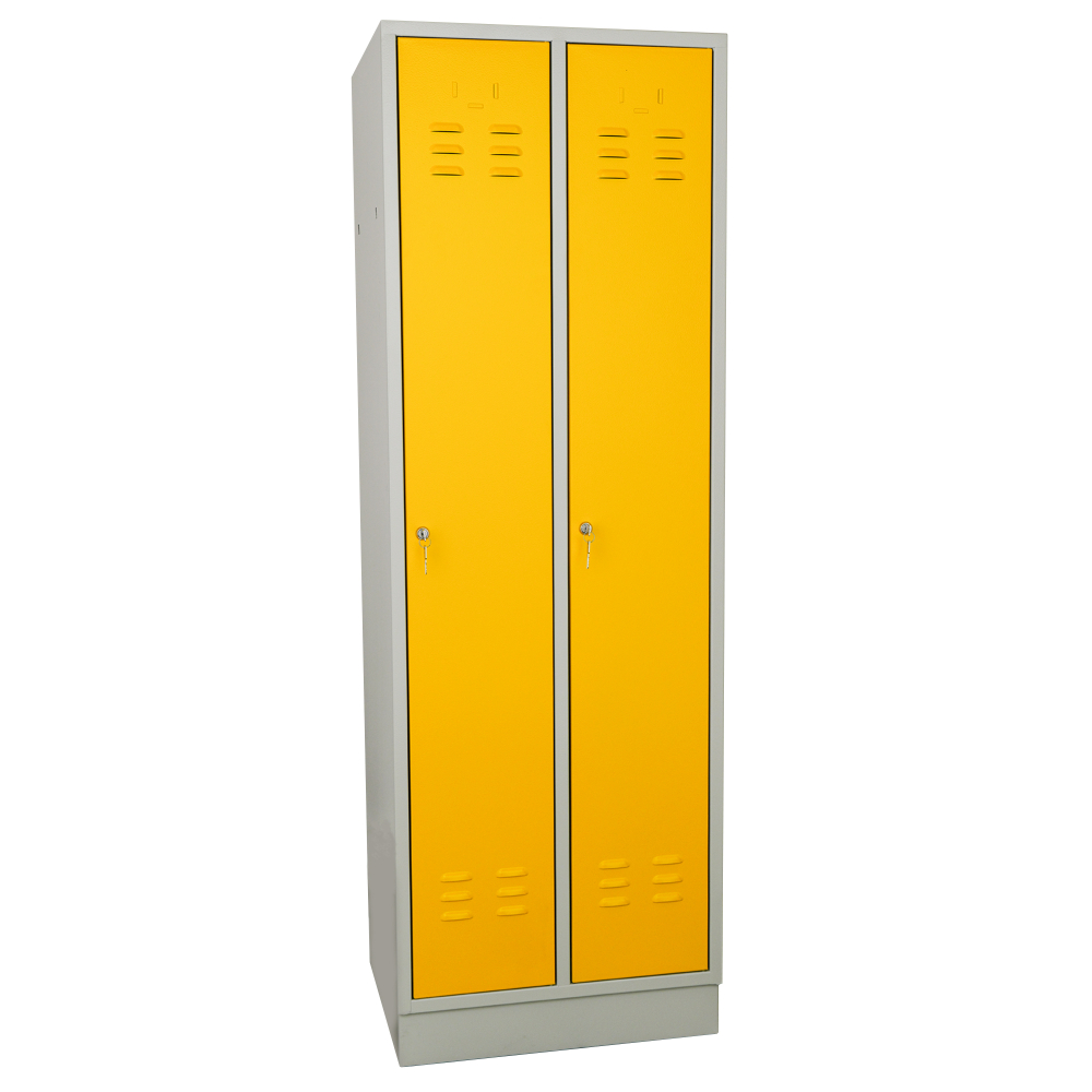 Kovov� �atn�kov� skri�a 2-dverov�, na sokli, RAL 7035/1021 01