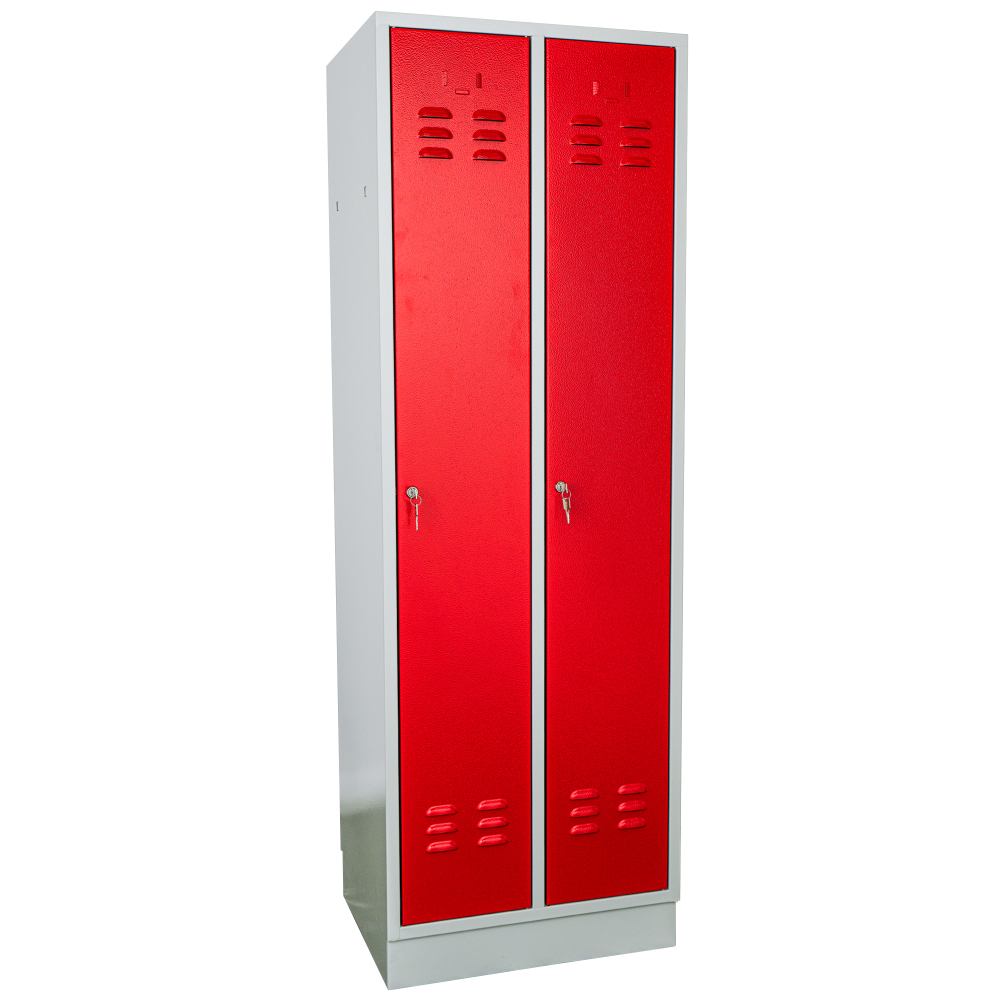 Kovov� �atn�kov� skri�a 2-dverov�, na sokli, RAL 7035/3000 001