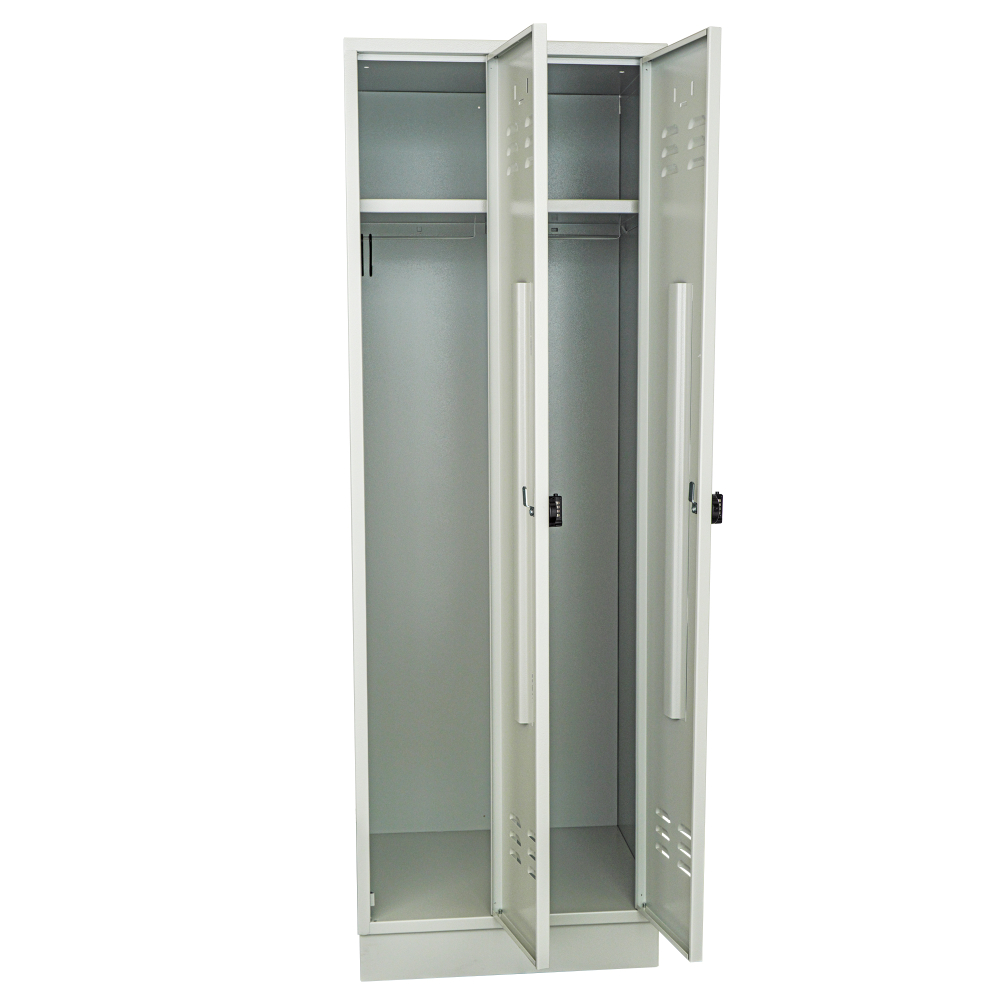 Kovov� �atn�kov� skri�a 2-dverov�, na sokli, RAL 7035/7035 02