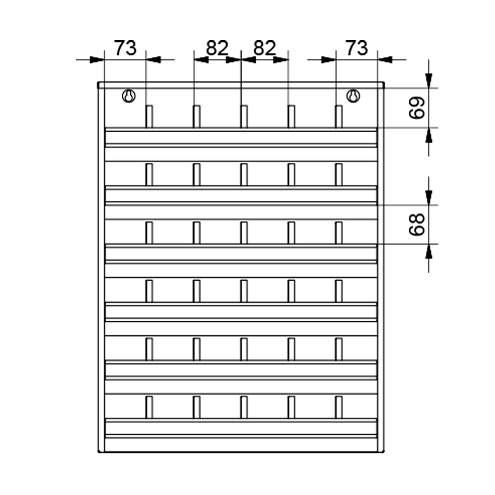 Kovov� dielensk� organiz�r na spojovac� materi�l a s��iastky - 36 priehradiek 03