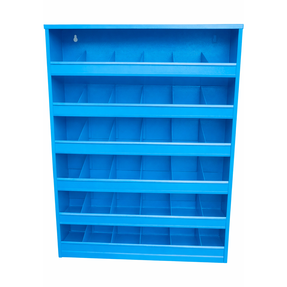 Kovov� dielensk� organiz�r na spojovac� materi�l a s��iastky - 36 priehradiek, RAL 5015