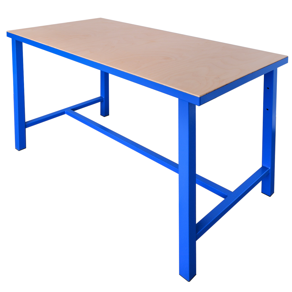 Kovov� dielensk� pracovn� st�l 1200 mm, RAL 5015, P1200S 02