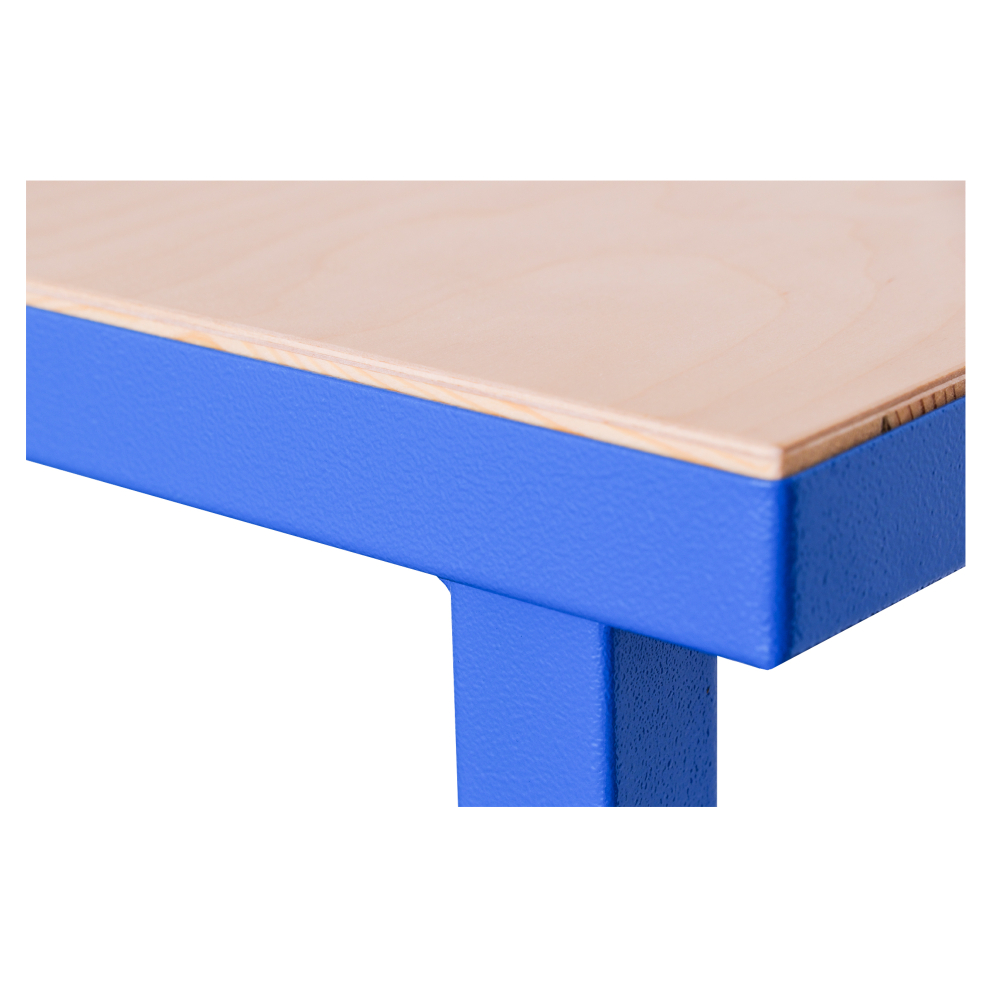 Kovov� dielensk� pracovn� st�l 1200 mm, RAL 5015, P1200S 04
