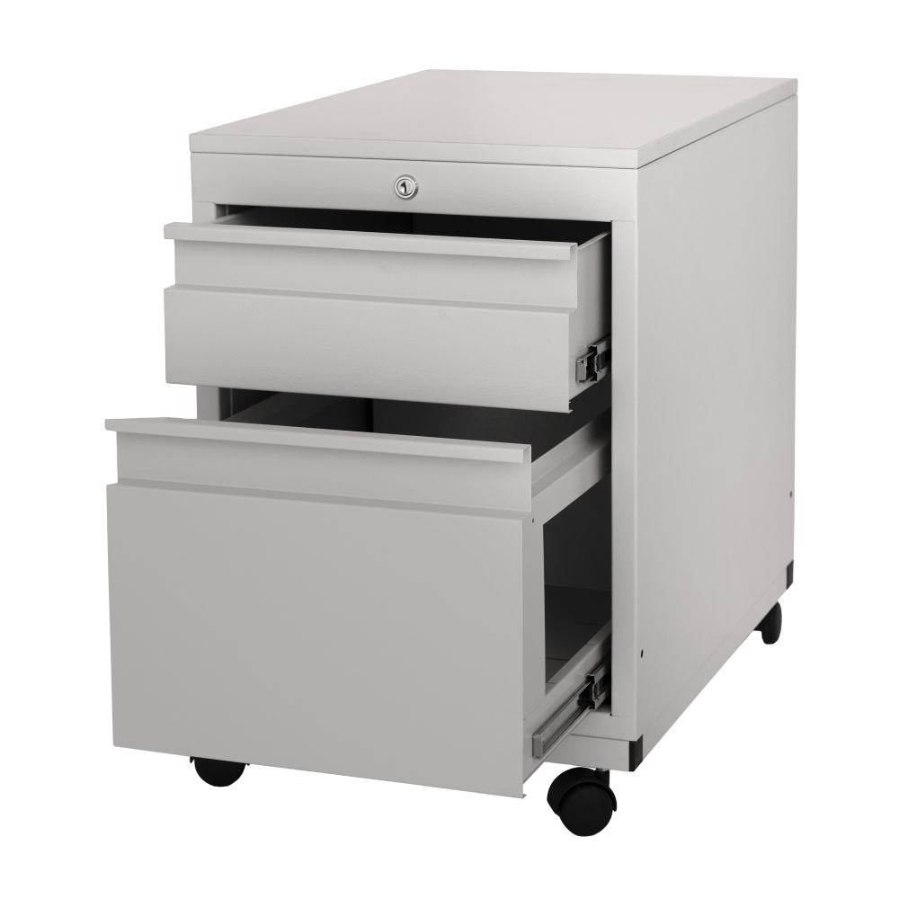 Kovov� stolov� kontajner na kolieskach, 2 � z�suvkov� 03