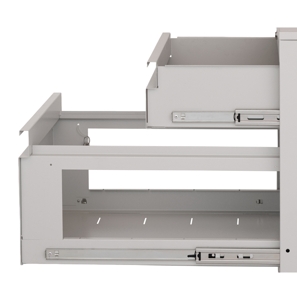 Kovov� stolov� kontajner na kolieskach, 2 � z�suvkov� 06