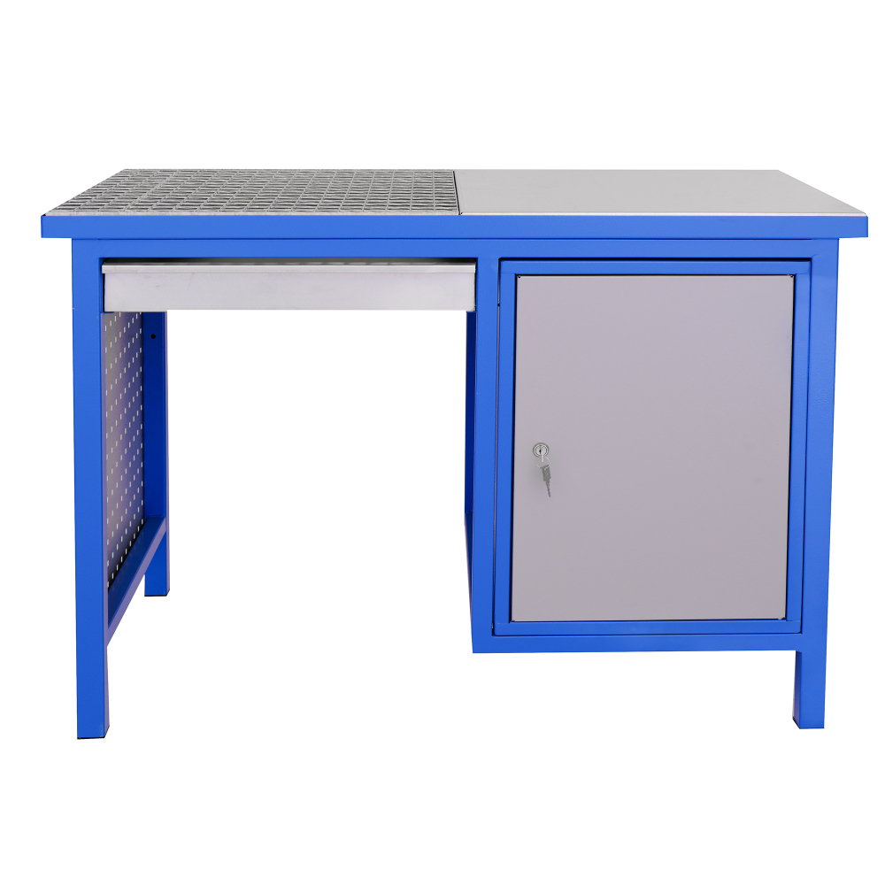 Kovov� zv�rac� pracovn� st�l na br�senie a zv�ranie, RAL 5015/7001